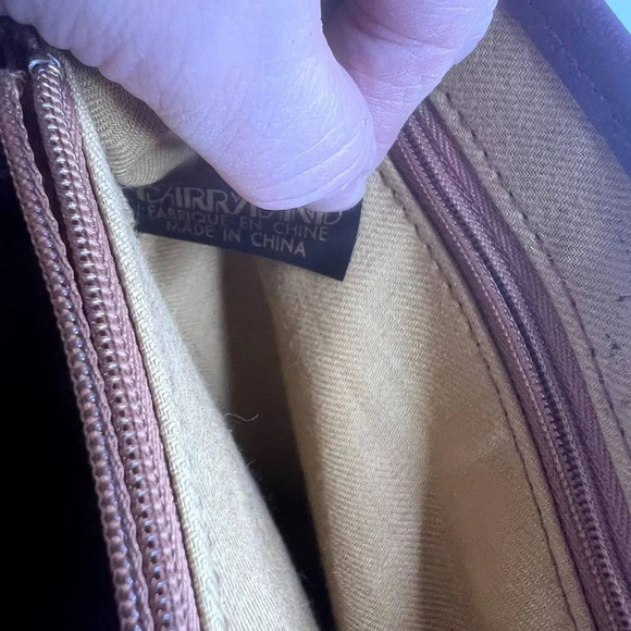 Carryland USA Faux Croc Satchel Purse Vintage - Picture 14 of 15